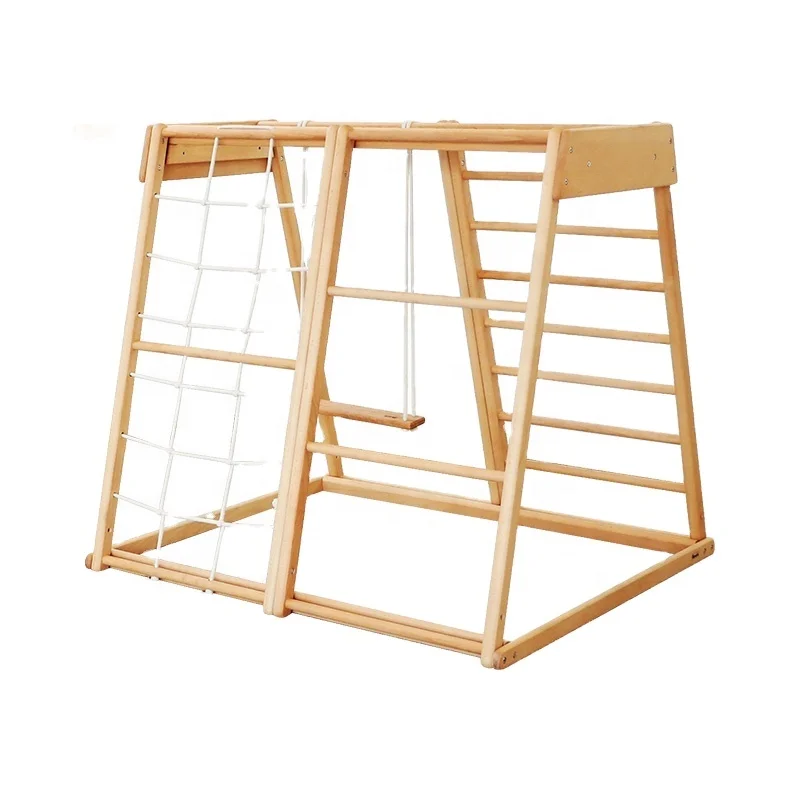 Kids Outdoor Frame - Kinderen Buiten Touwladder Kinderen Houten Speelgoed
