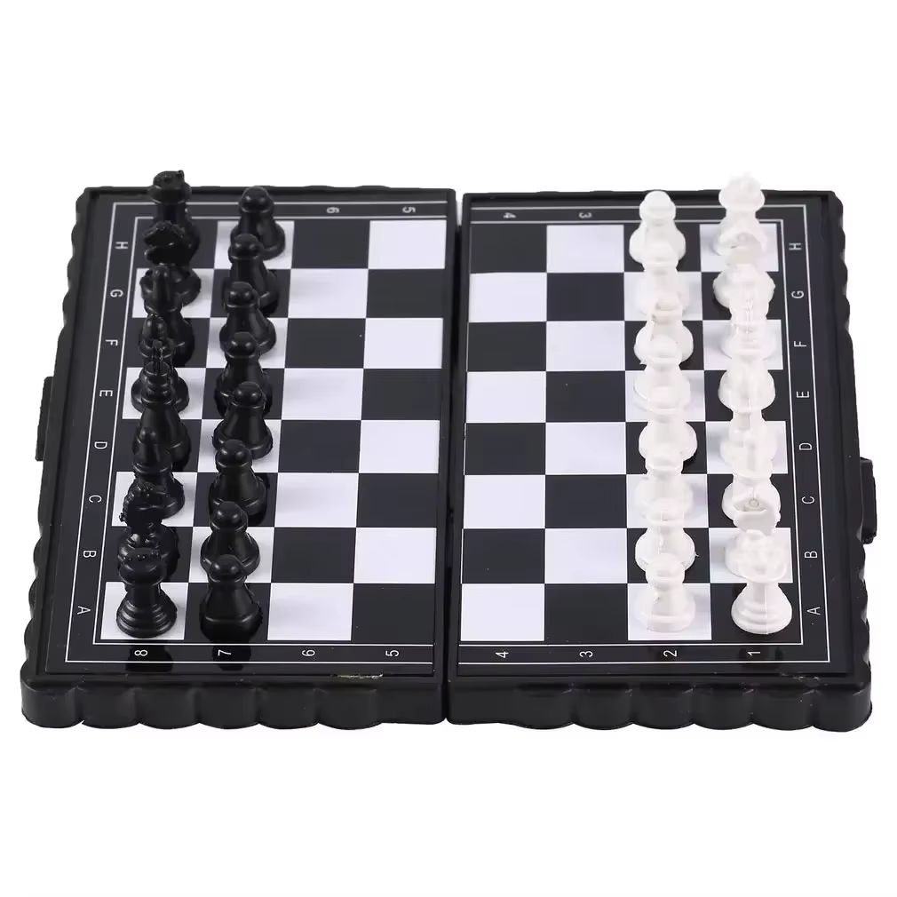 Outdoor Games For Kids - 1Pc Mini Magnetisch Schaakspel Opvouwbaar Magnetisch