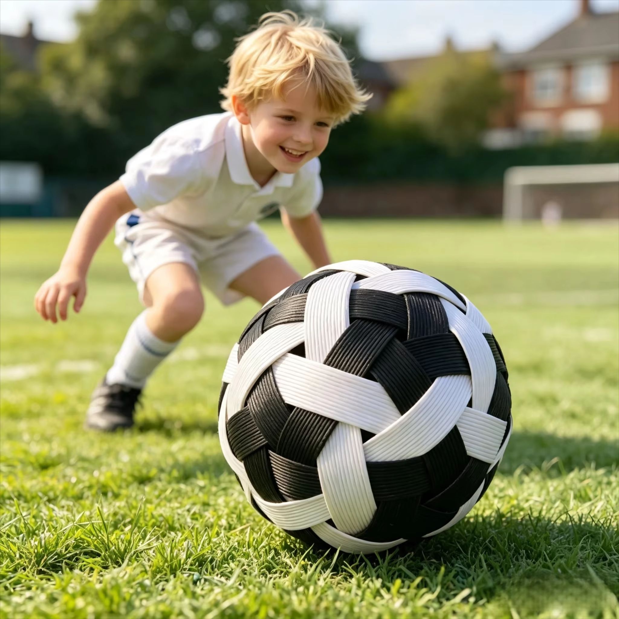 Outdoor Games For Kids - Kinderen Sepak Takraw Rotan Bal Handgeweven