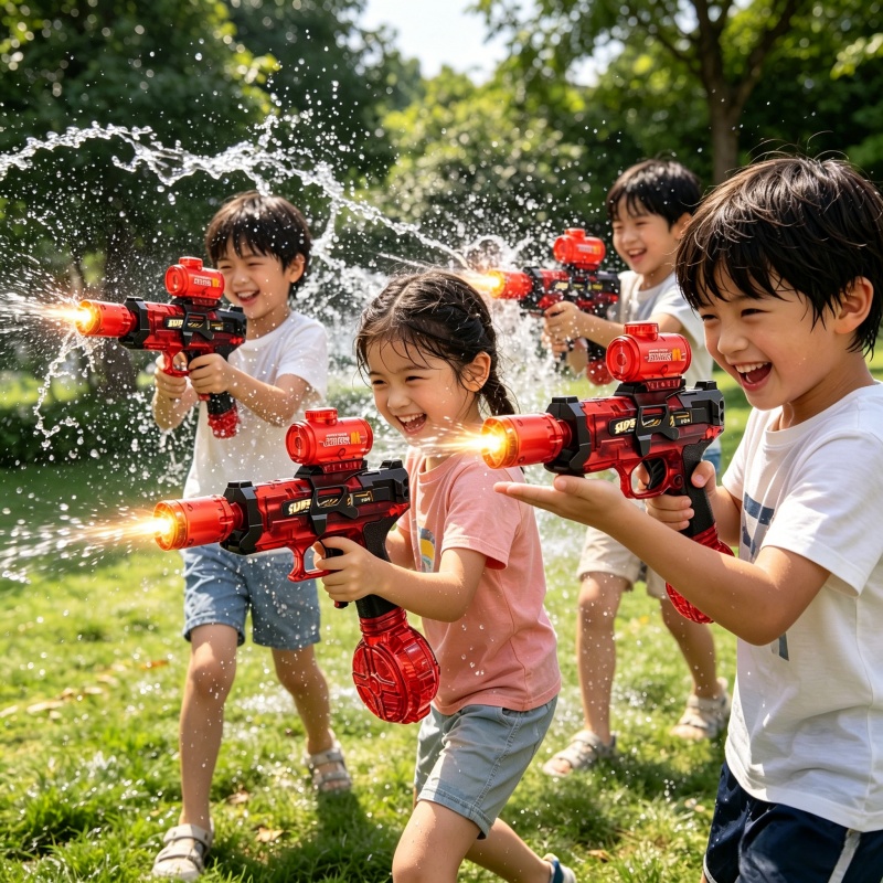 Water Gun Soaker - Gesimuleerd schieten Kinderen Elektrische waterpistolen Continu