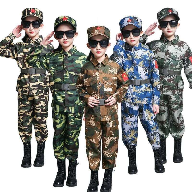 Kids Outdoor Ninja Warrior Course - Jongens meisjes Militaire Training Uniformen Kinderen