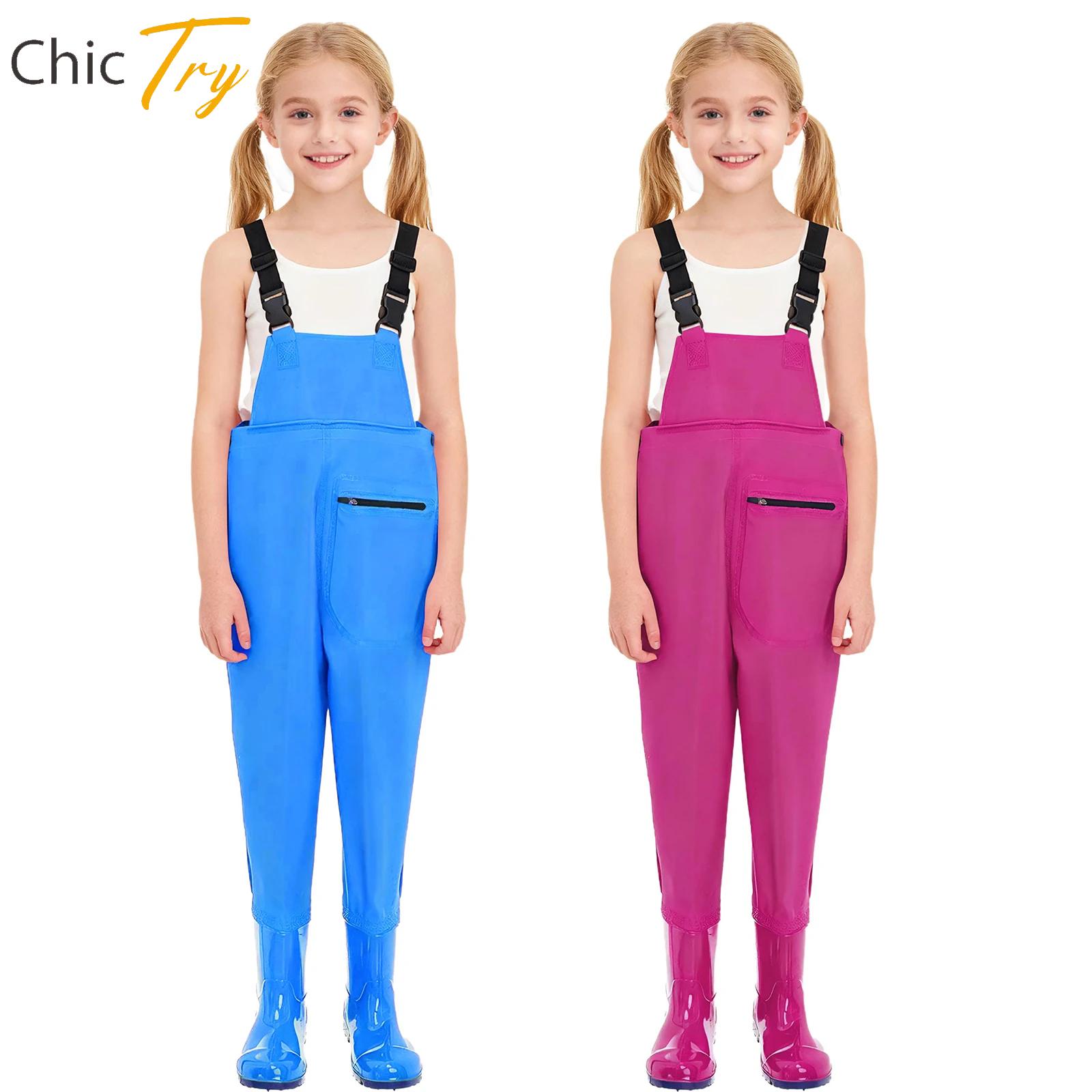 Kids Outdoor Overalls - Unisex Kids Outdoor Sport Overalls Vissen