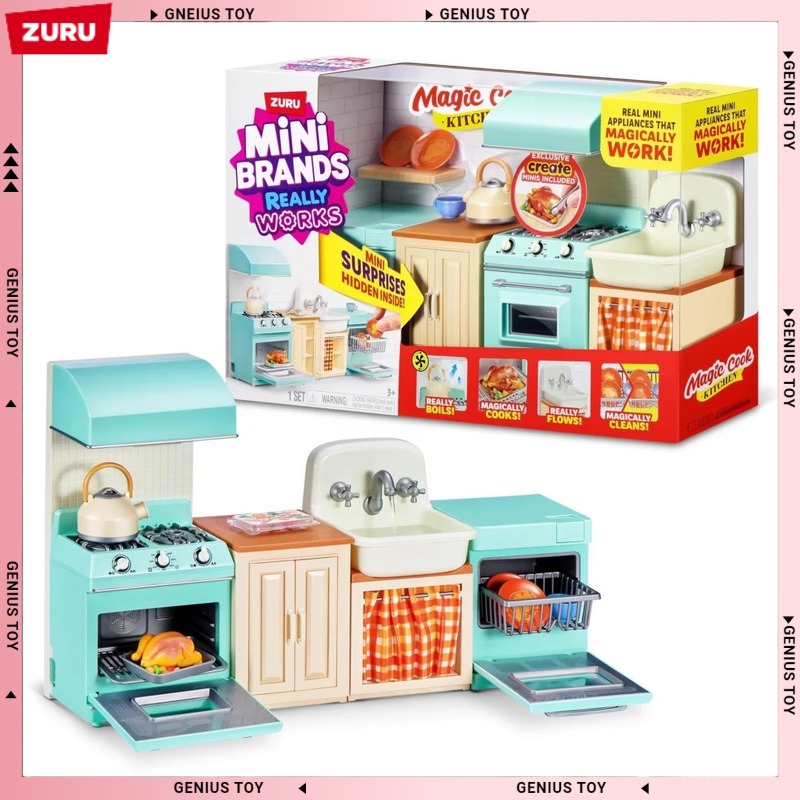Kids Outdoor Kitchen Set - Zuru Mini Brands Magic Cook Keukenset