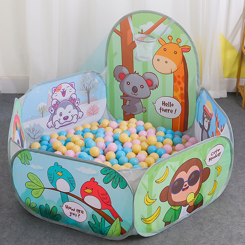 Outdoor Kids In An Indoor World - Cartoon Dieren Draagbare Opvouwbare Tent Binnen