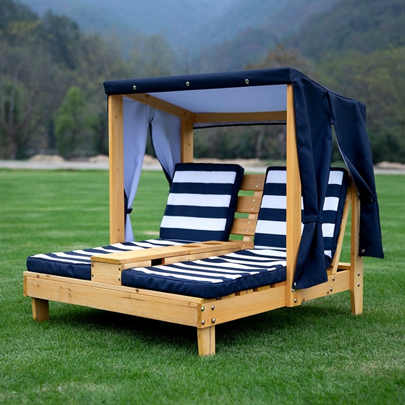 Kids Outdoor Foldable Chair - Strandloungestoel voor kinderen - Opvouwbare buitenbank