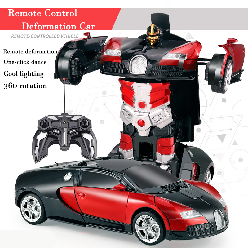 Kids Outdoor Activity Toys - 2in1 elektrische RC auto transformatie robots