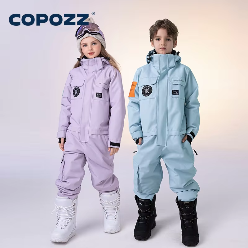 Kids Outdoor Overalls - Copozz Kinderen Snowsuit Kids Ski Suits
