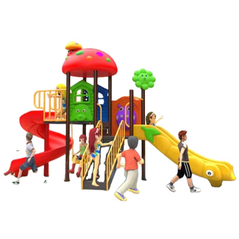 Kids Outdoor Park - Nieuwe design kinderattractiepark faciliteiten stalen buitenspeeltoestellen