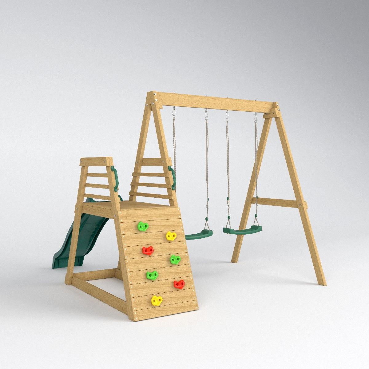 Kids Outdoor Swing - 2026 Jungle Gym Glijbaan Schommel Tuin