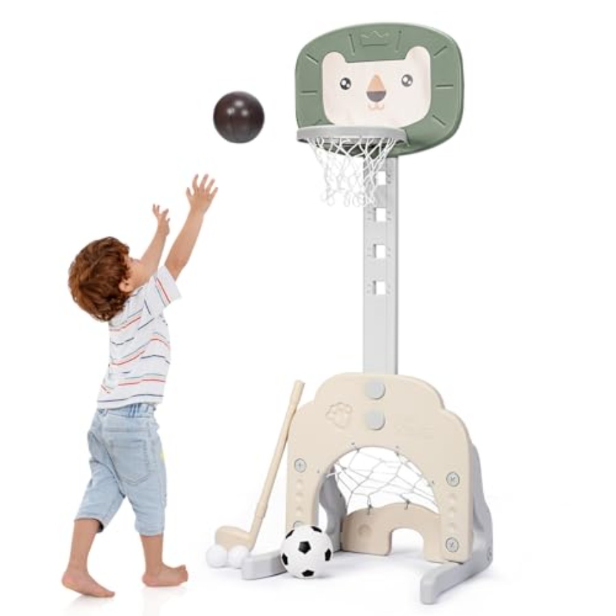 Kids Outdoor Frame - Buiten- en binnenbasketbalring voor kinderen, stalen