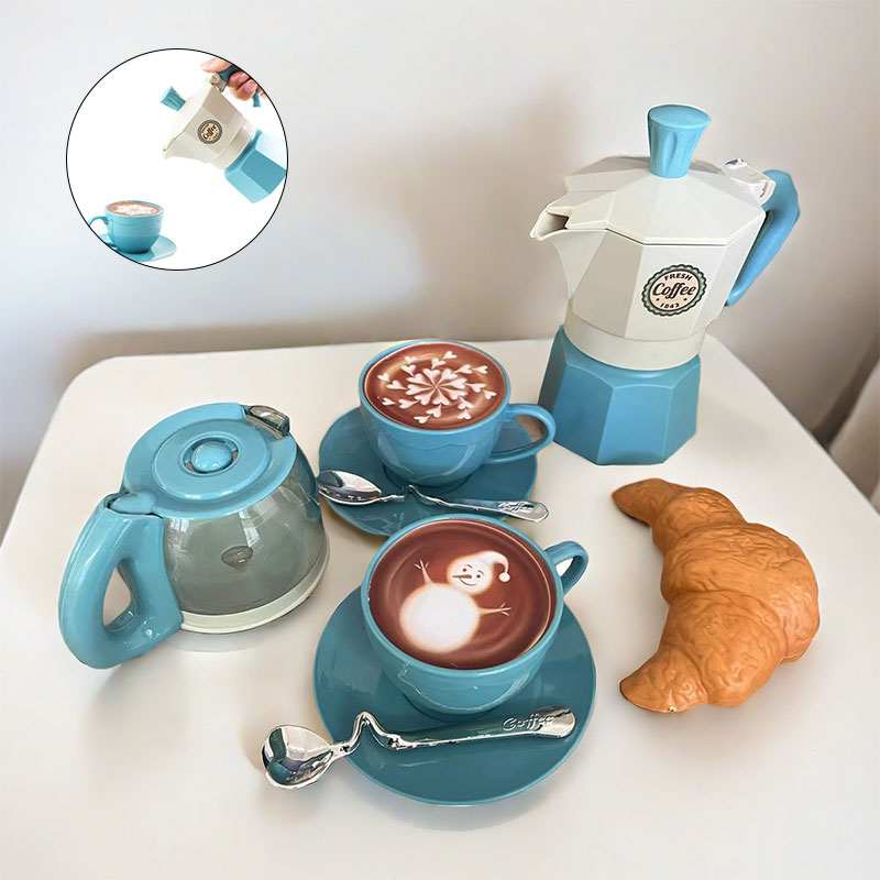 Outdoor Kids In An Indoor World - 4/11PCS retend Play Simulatie Koffie Set