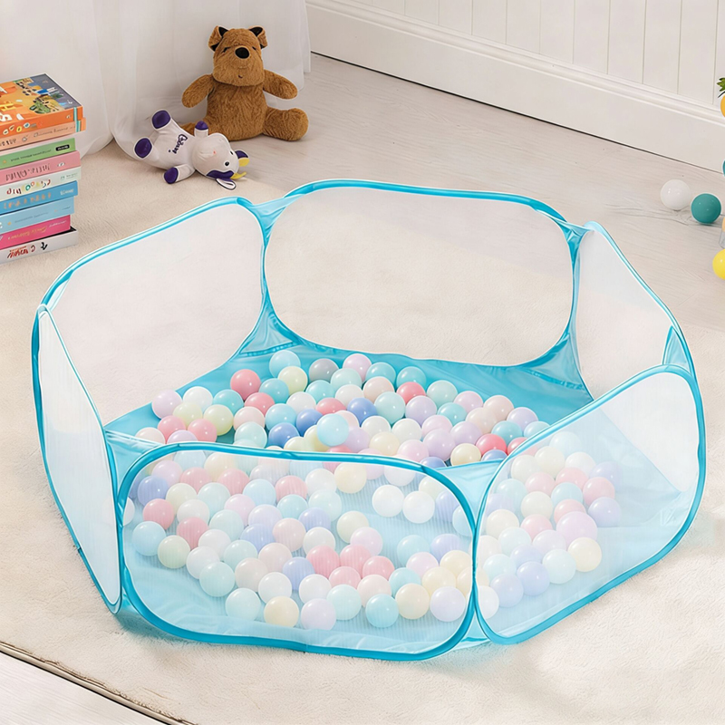 Kids Outdoor Activity Toys - 1,2M Ballenbak Ballenbad Opvouwbaar Draagbaar Speelbad