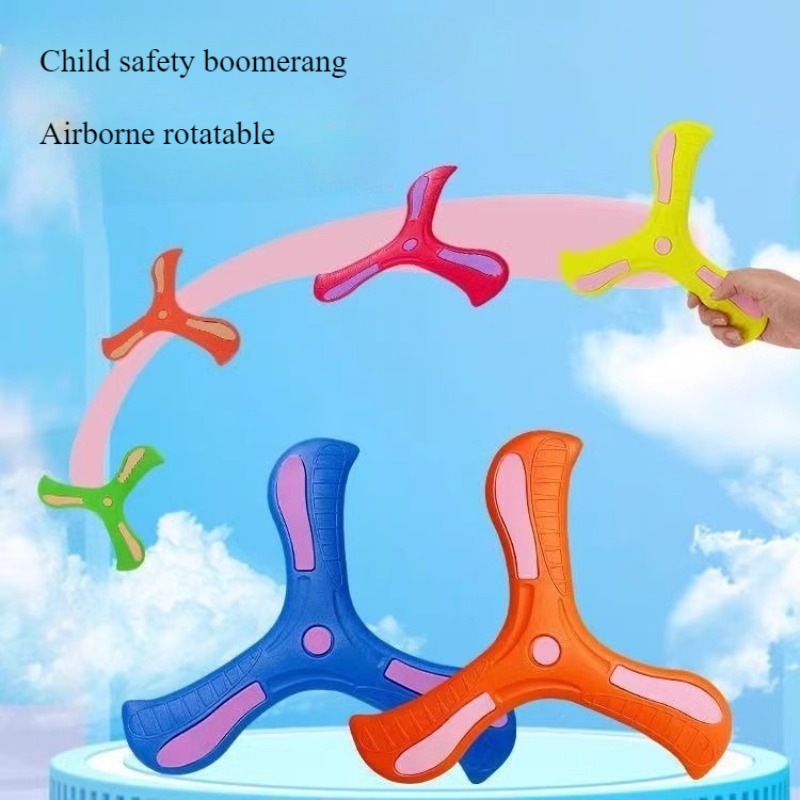 Kids Outdoor Toys - Kinderen Boomerang Zacht driebladig kruis Volwassen