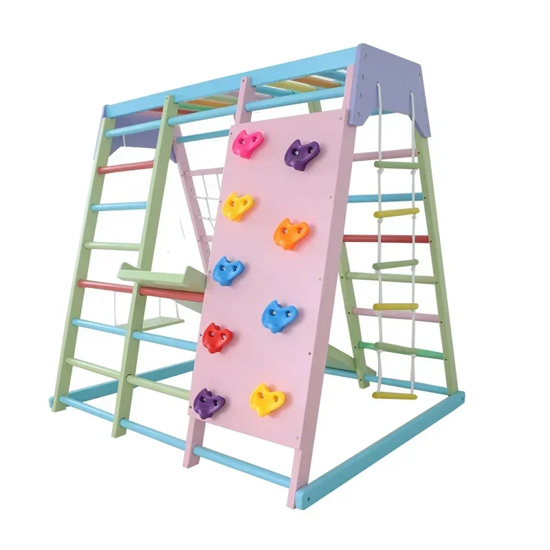 Kids Outdoor Frame - Klimrek voor kinderen van hout, binnen-