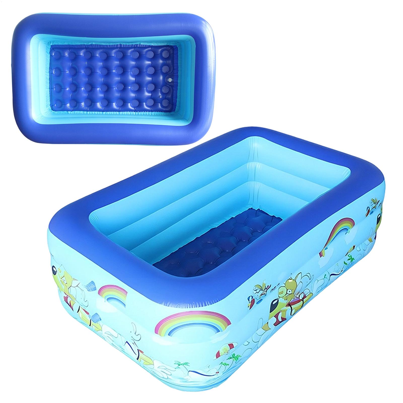 Kids Outdoor Frame - Opblaasbaar zwembad Groot familiezwembad PVC dikker