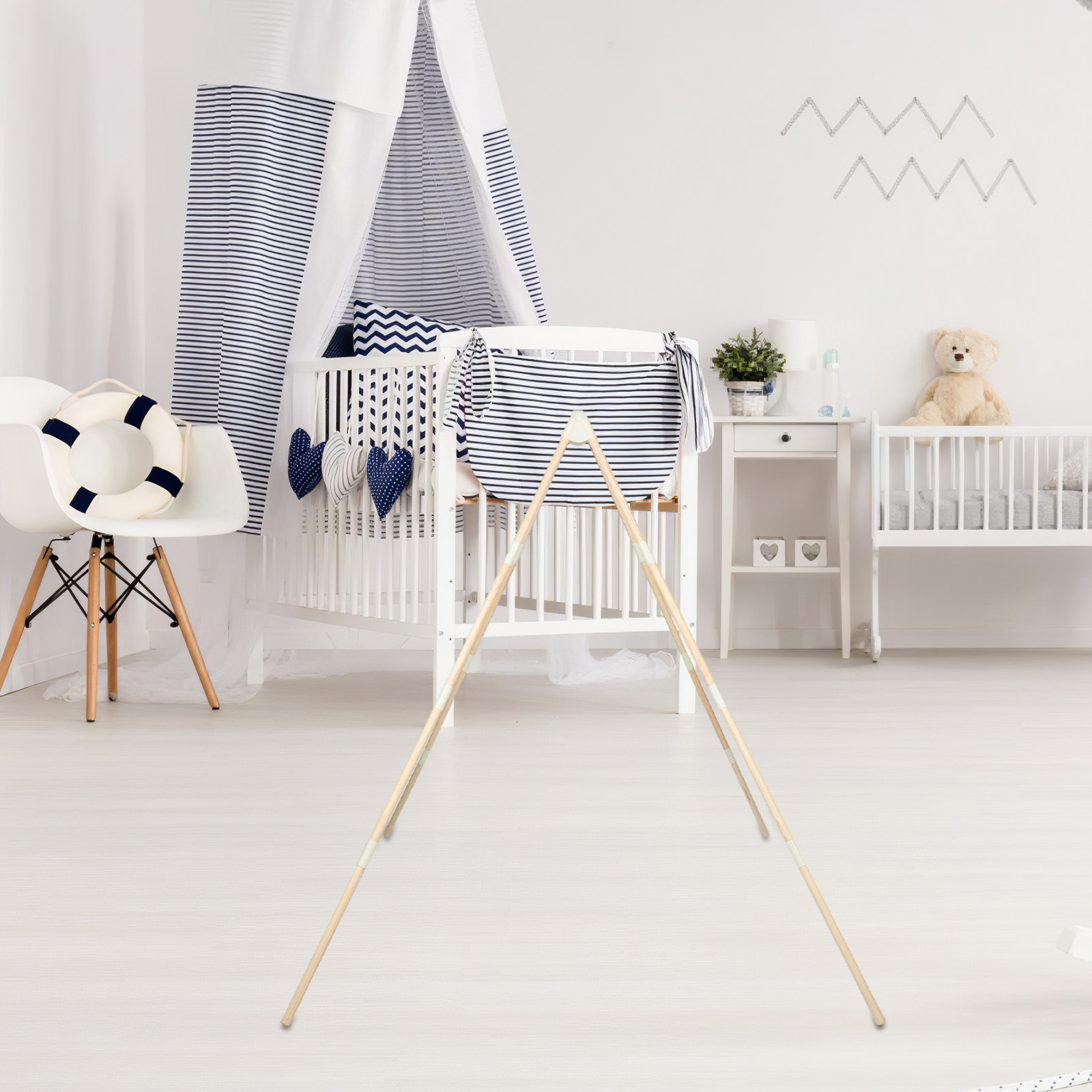 Kids Outdoor Teepee - Kinder Tipi Vervangende Tentstokken Massief Houten