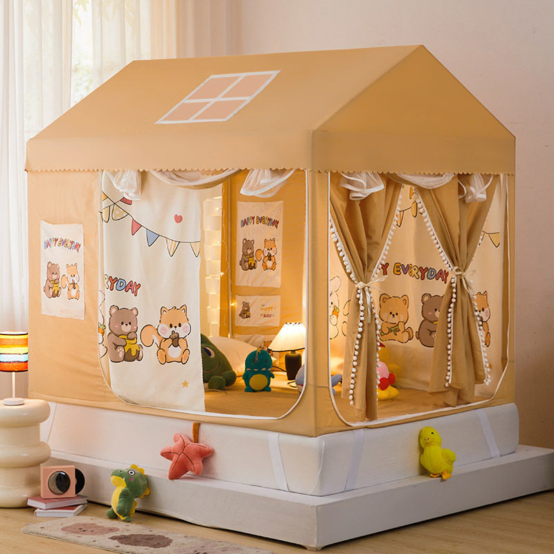Kids Outdoor Yurt - Cartoon House A-Klasse Antibacteriële Anti-Mijt Kinder