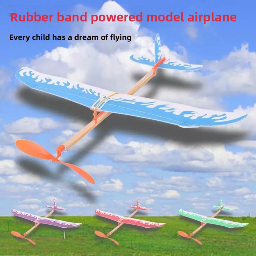 DIY rubberen band vliegtuigen  - Kids Outdoor Activity Toys recensie en prijs