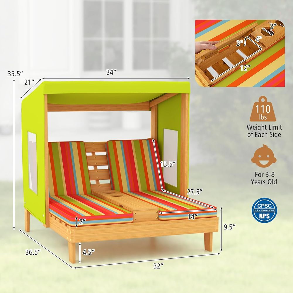 Chaise-loungestoel voor kinder - Kids Outdoor Lounger Chair recensie en prijs