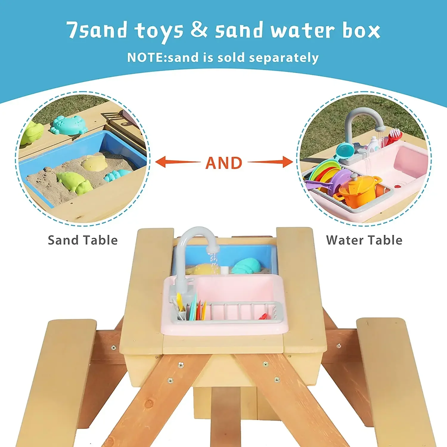 # Picknicktafel voor kinderen  - Kids Outdoor Picnic Table recensie en prijs