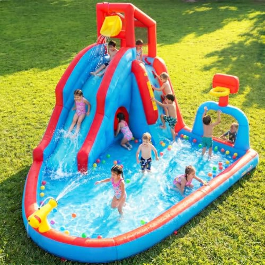 Tuinbuitenzwembad met opblaasb - Kids Outdoor Climbing Wall recensie en prijs