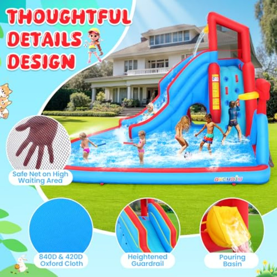 Tuinbuitenzwembad met opblaasb - Kids Outdoor Climbing Wall recensie en prijs