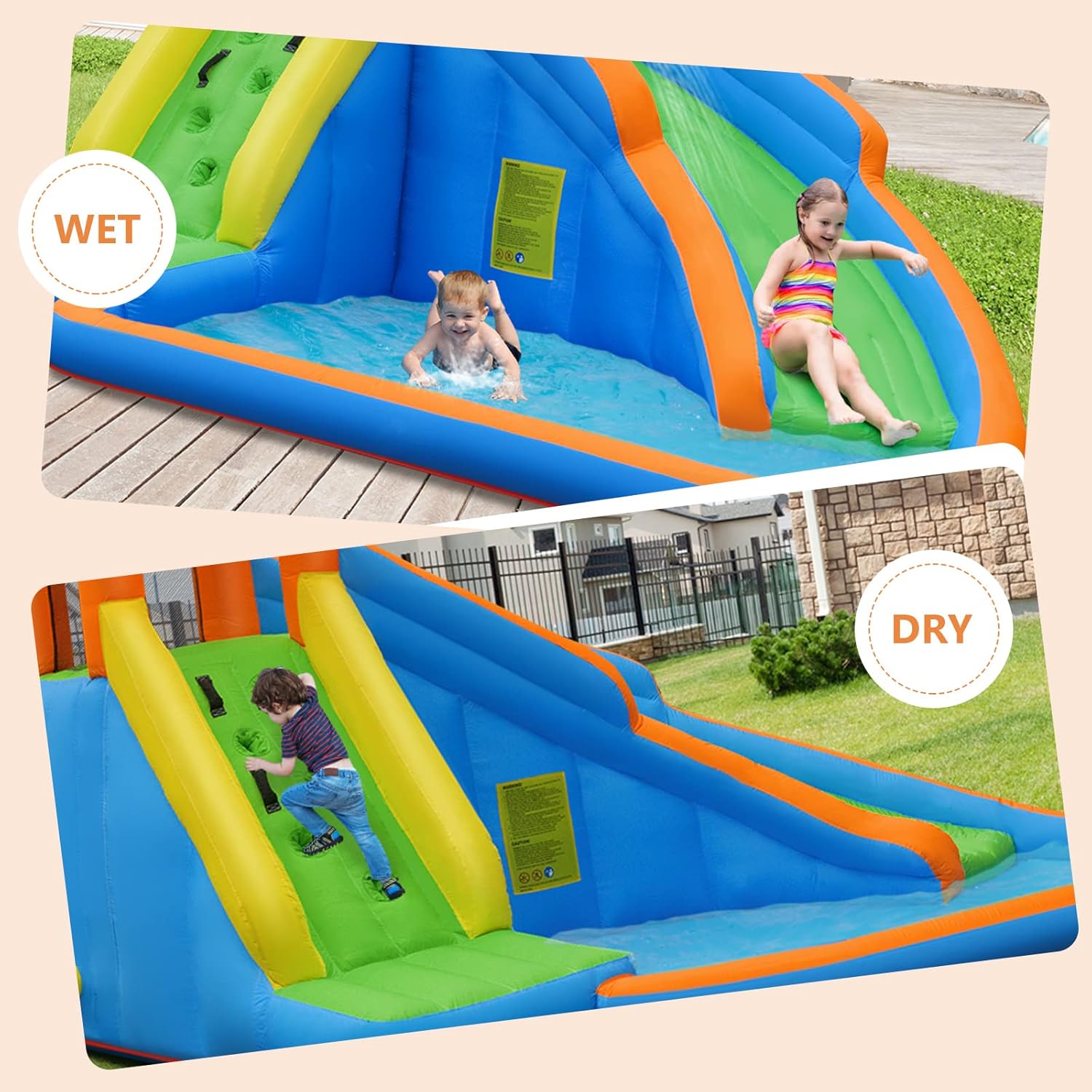 Reuze opblaasbaar waterpark sp - Kids Outdoor Park recensie en prijs