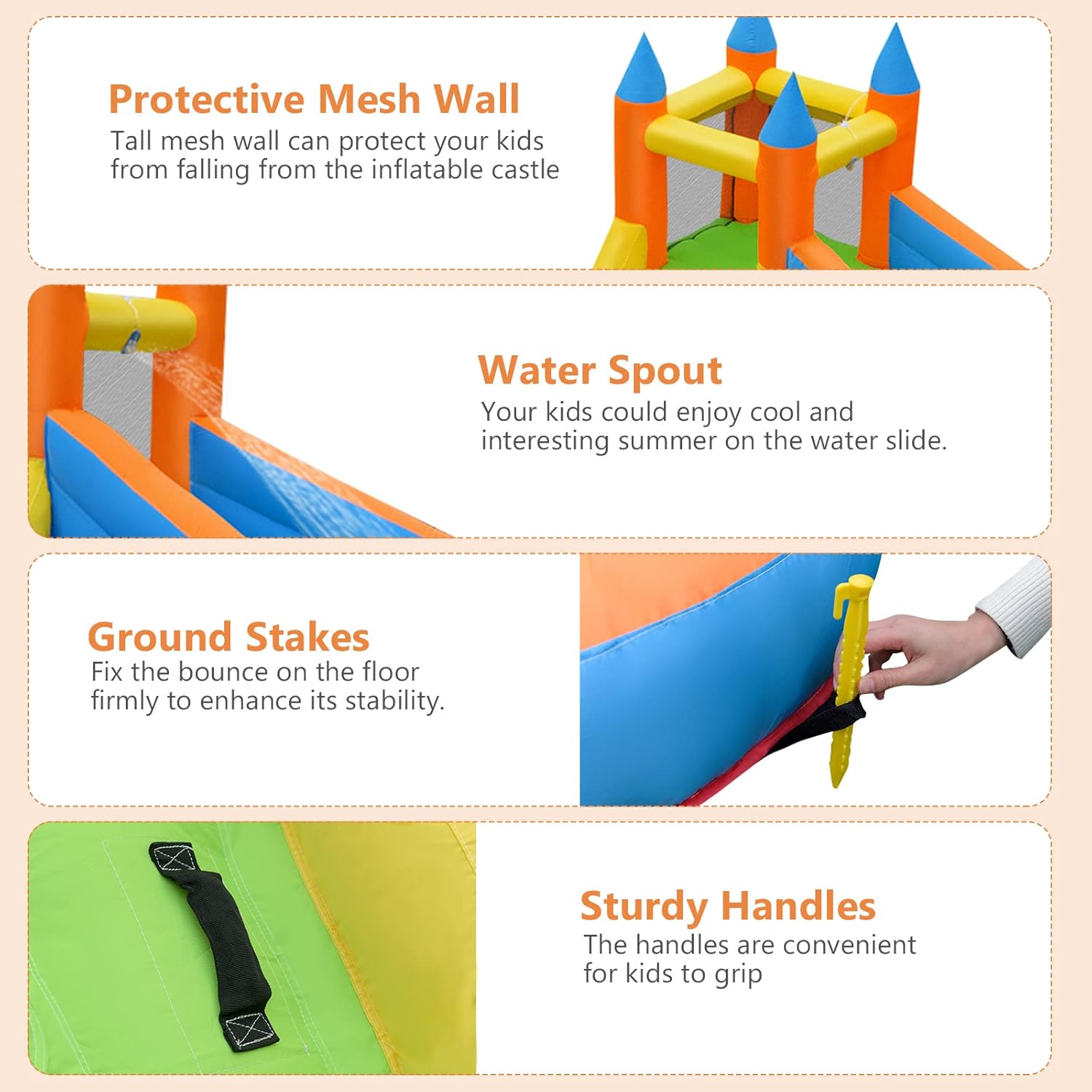 Reuze opblaasbaar waterpark sp - Kids Outdoor Park recensie en prijs