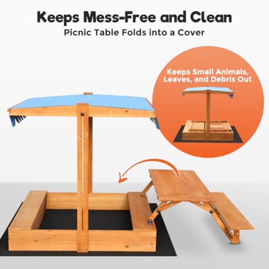 Houten zandbak voor kinderen v - Kids Outdoor Picnic Table recensie en prijs