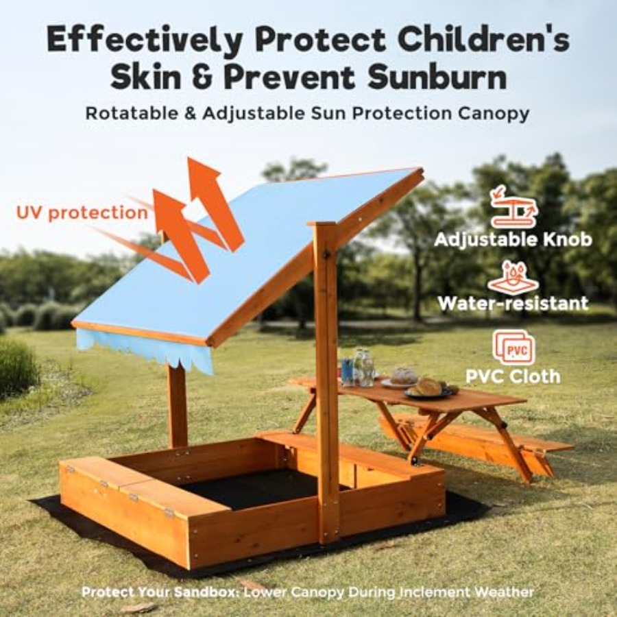 Houten zandbak voor kinderen v - Kids Outdoor Picnic Table recensie en prijs