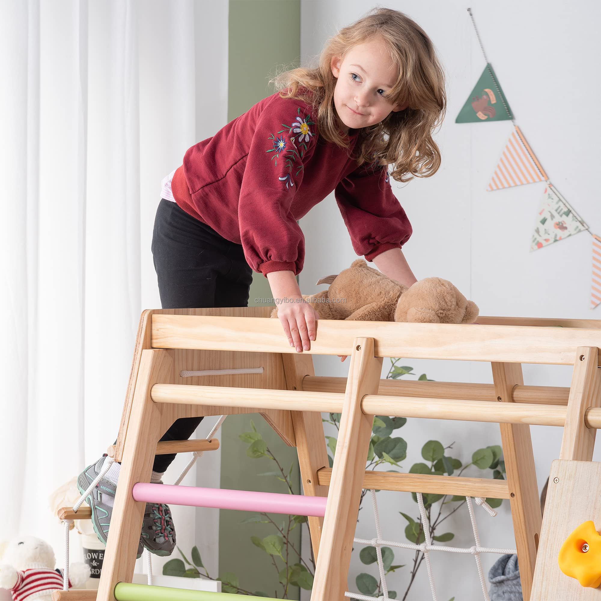 Klimwanden Attractieparkproduc - Kids Outdoor Swing recensie en prijs