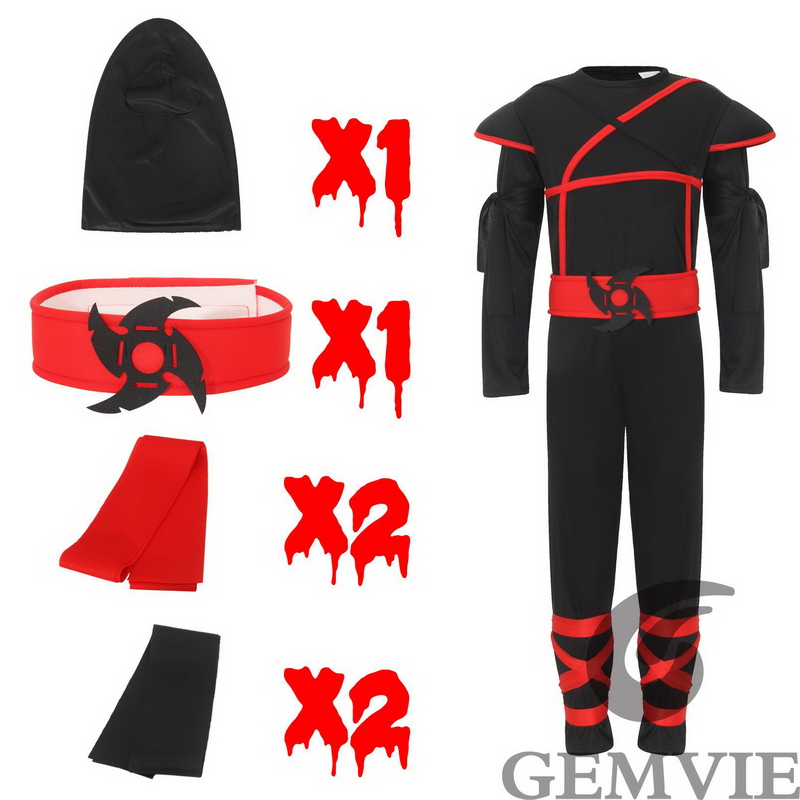 Kids Halloween Ninja Kostuum J - Kids Outdoor Ninja Warrior Course recensie en prijs