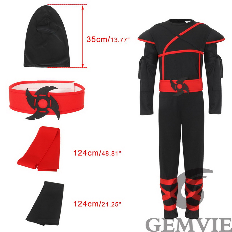Kids Halloween Ninja Kostuum J - Kids Outdoor Ninja Warrior Course recensie en prijs