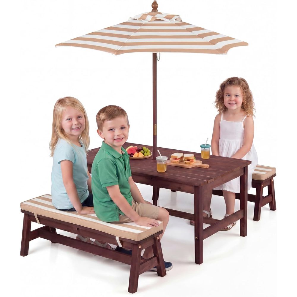 Picknicktafel voor kinderen, g - Kids Outdoor Picnic Table recensie en prijs