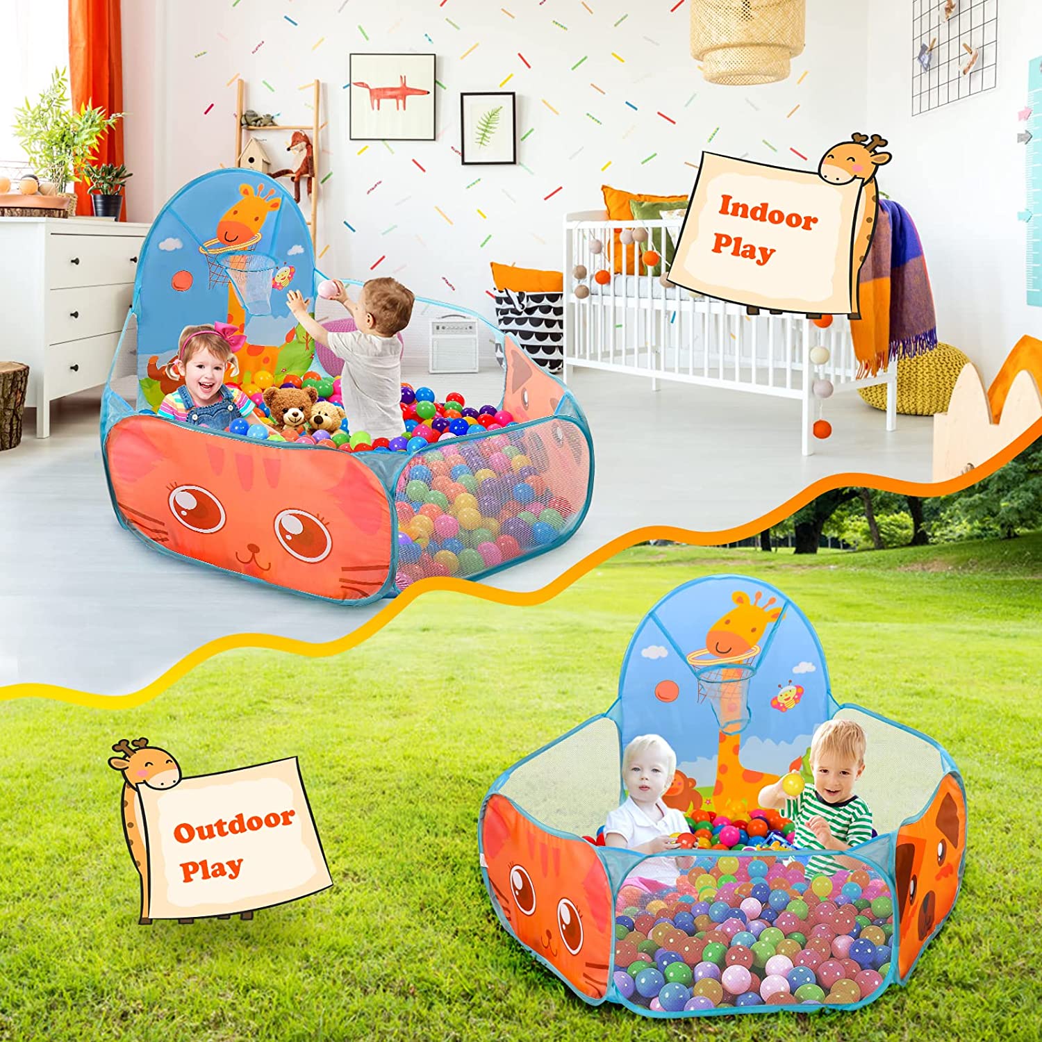 1.2M Kinderzwembadballen Opvou - Kids Outdoor Teepee recensie en prijs