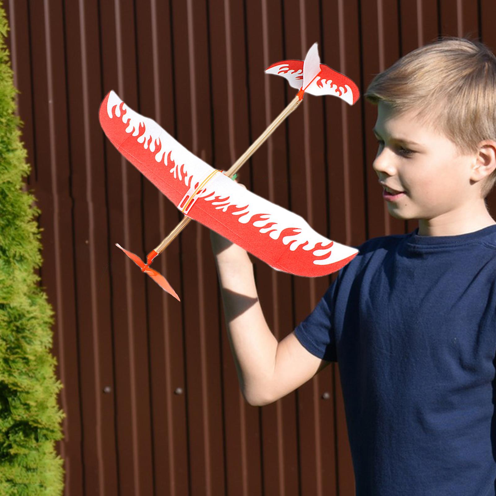 Rubberen bandvliegtuigen Aange - Kids Outdoor Activity Toys recensie en prijs