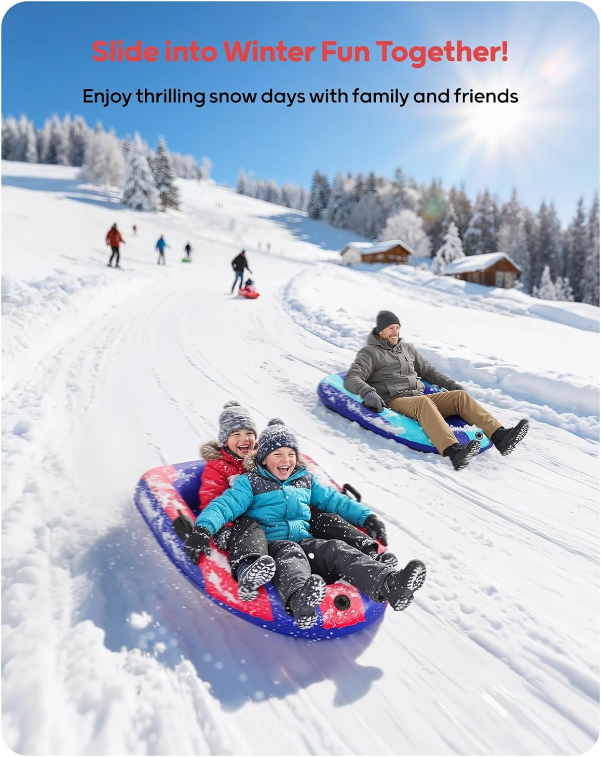 QPAU Opblaasbare PVC Sneeuwsle - Kids Outdoor Toys recensie en prijs