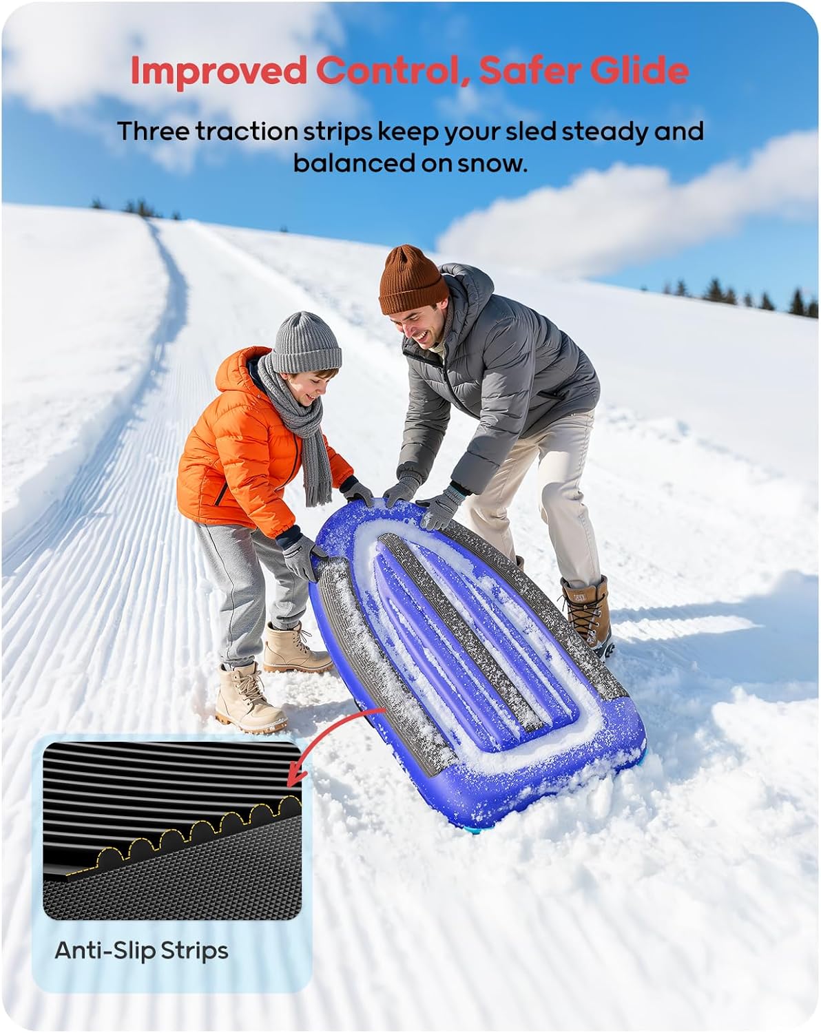 QPAU Opblaasbare PVC Sneeuwsle - Kids Outdoor Toys recensie en prijs