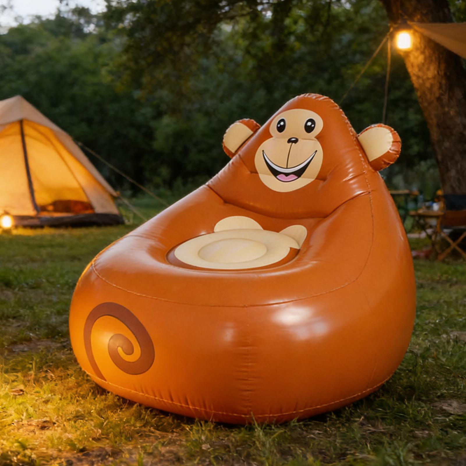 Opblaasbare stoel voor kindere - Kids Outdoor Foldable Chair recensie en prijs