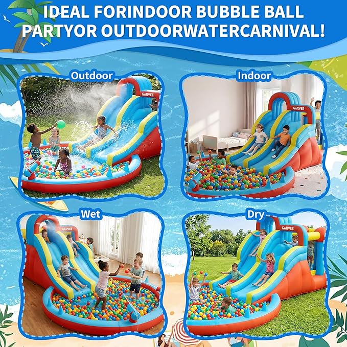 8-in-1 opblaasbaar waterpark v - Kids Outdoor Park recensie en prijs