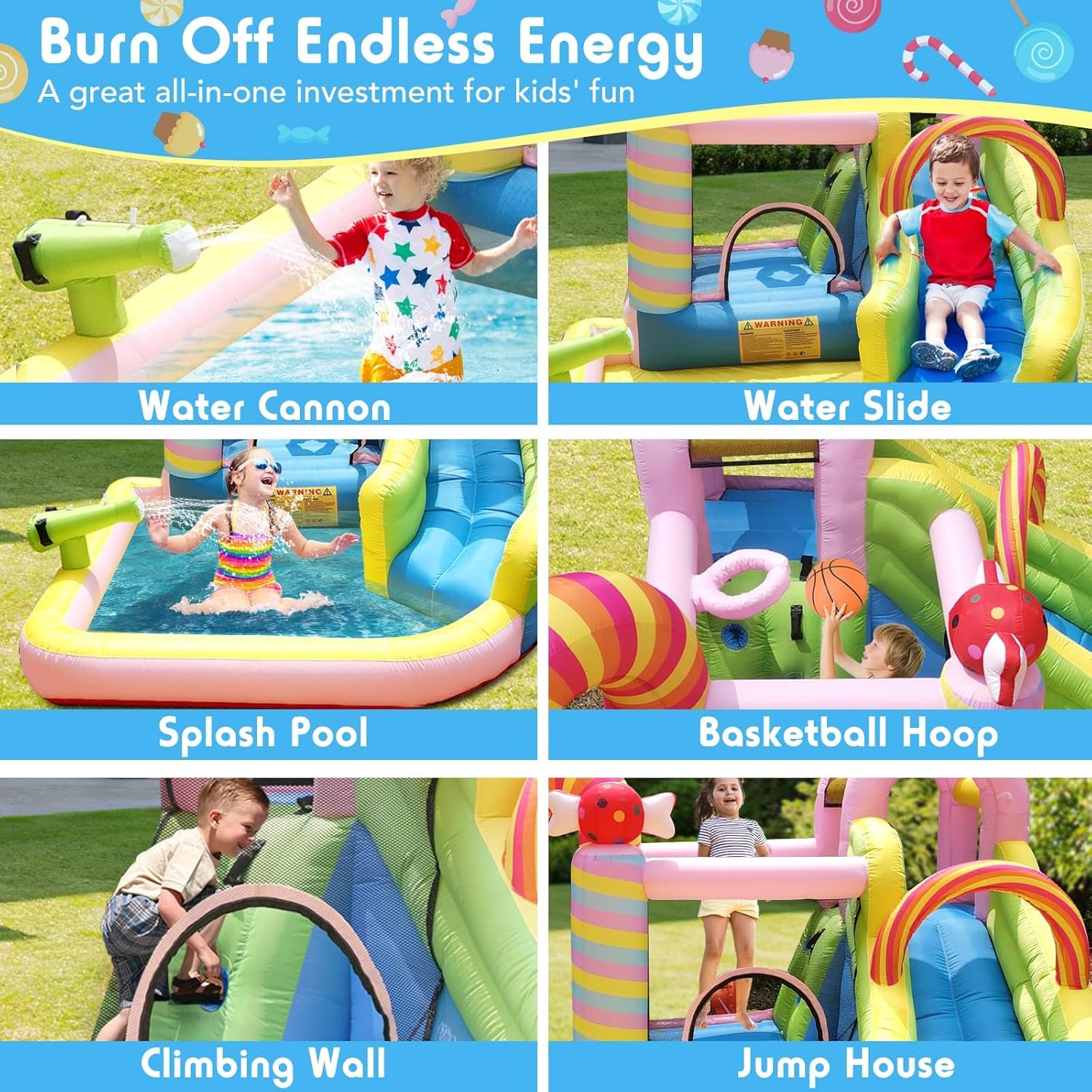 Opblaasbare waterglijbaan spri - Kids Outdoor Park recensie en prijs