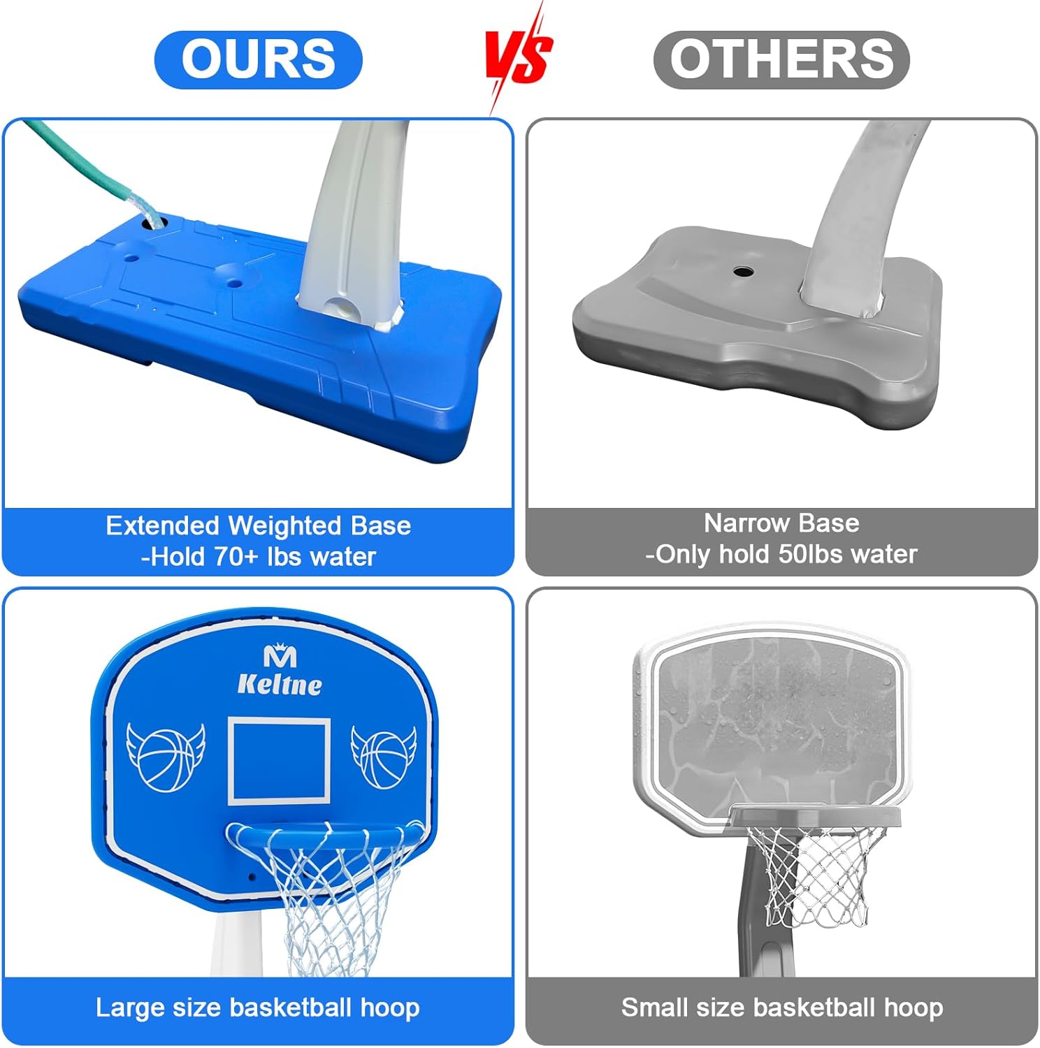 Grote basketbalring voor zwemb - Outdoor Games For Kids recensie en prijs