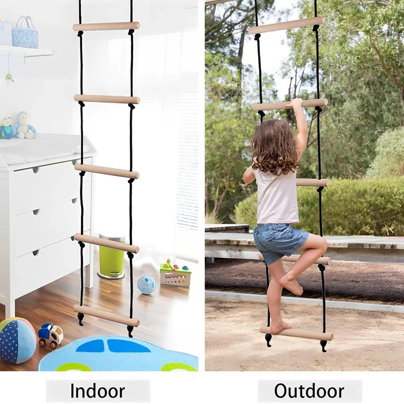 Kinderen Klimtouw Ladder Houte - Kids Outdoor Lounge Set recensie en prijs