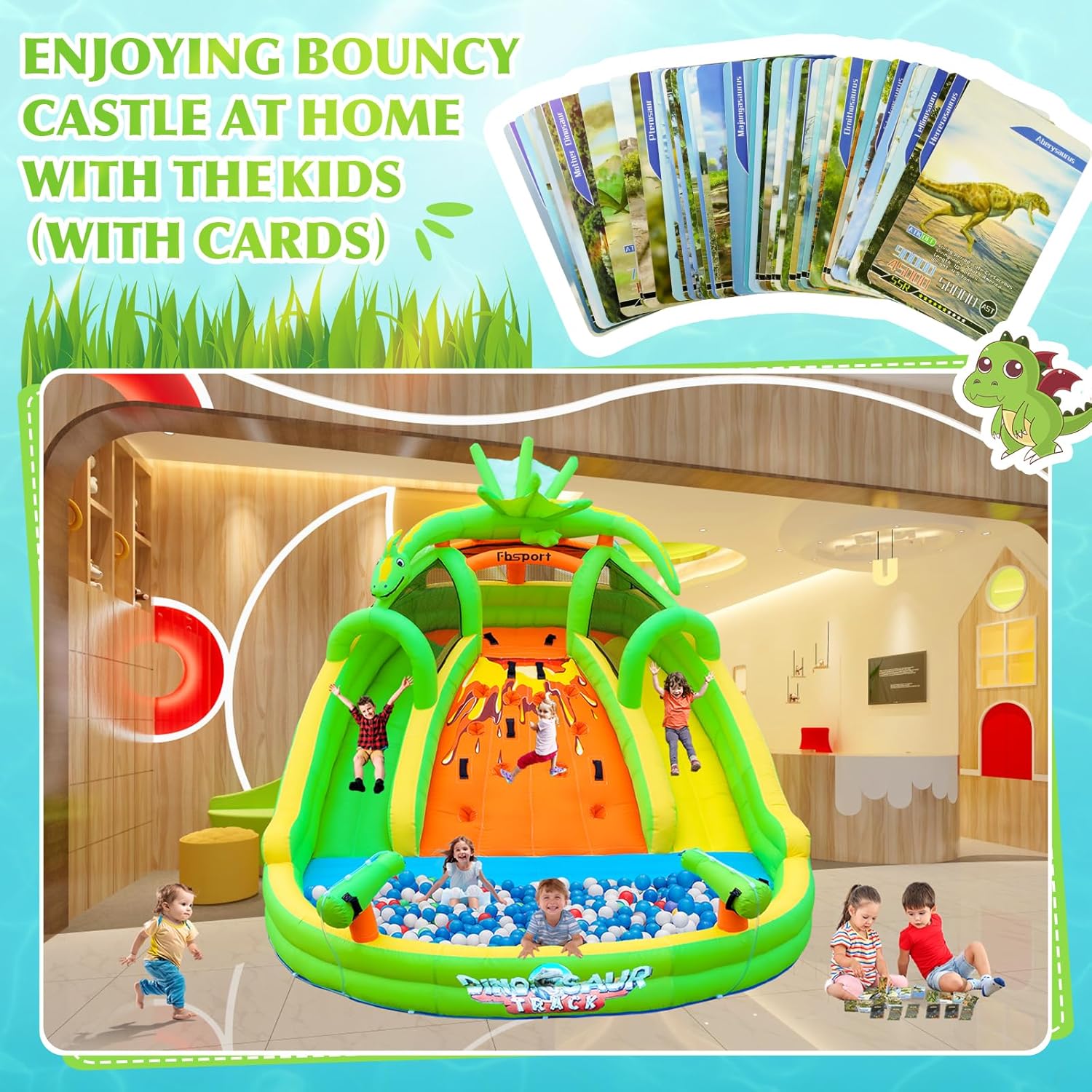 Opblaasbare springkasteel voor - Kids Outdoor Park recensie en prijs