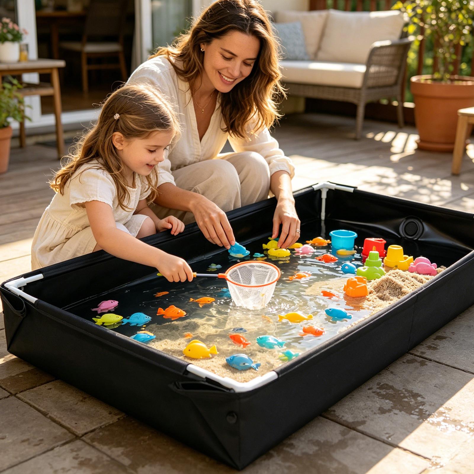 Nieuw buiten water- en zandspe - Kids Outdoor Picnic Table recensie en prijs