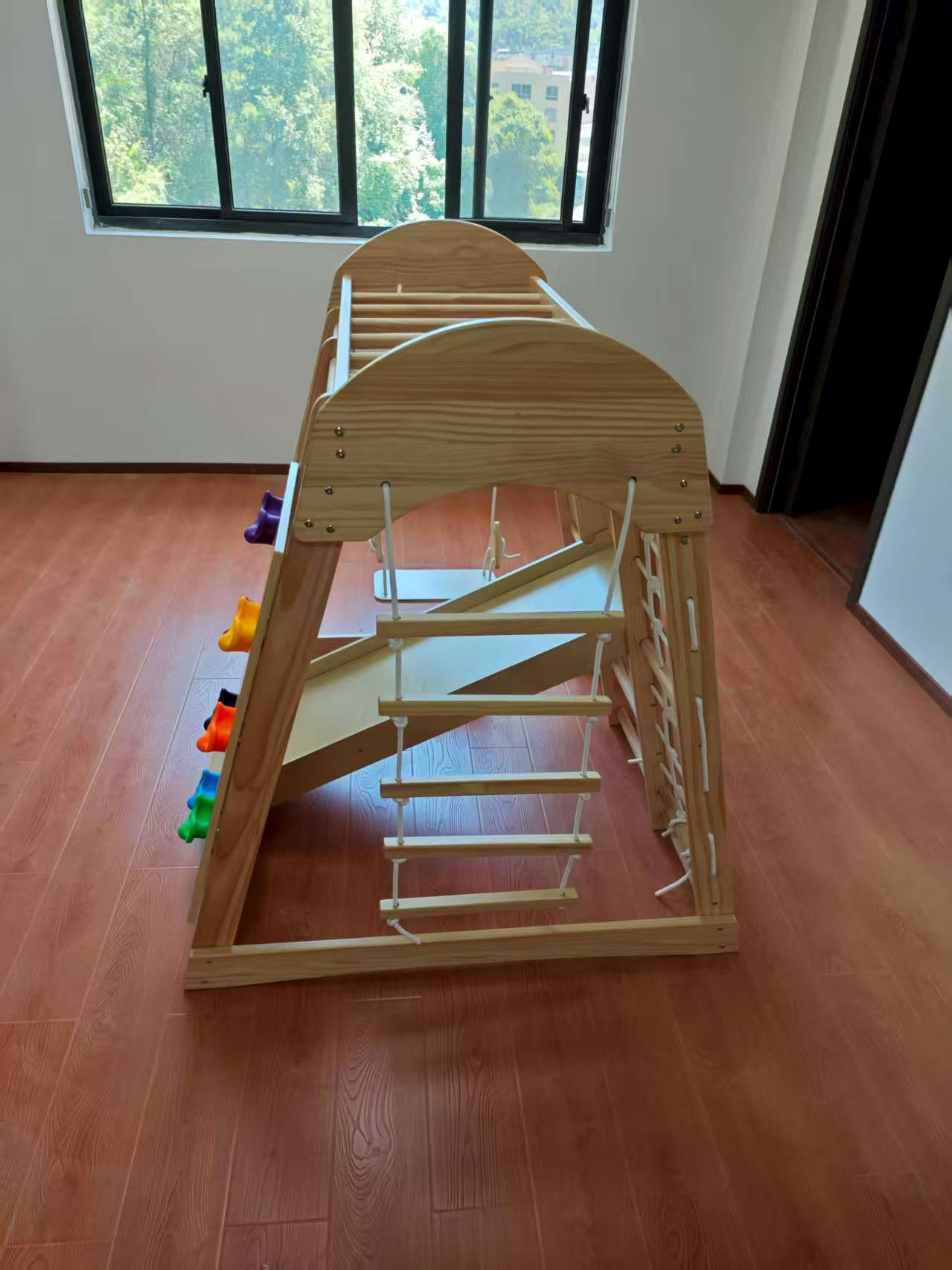 Houten klimrek voor kinderen,  - Kids Outdoor Frame recensie en prijs