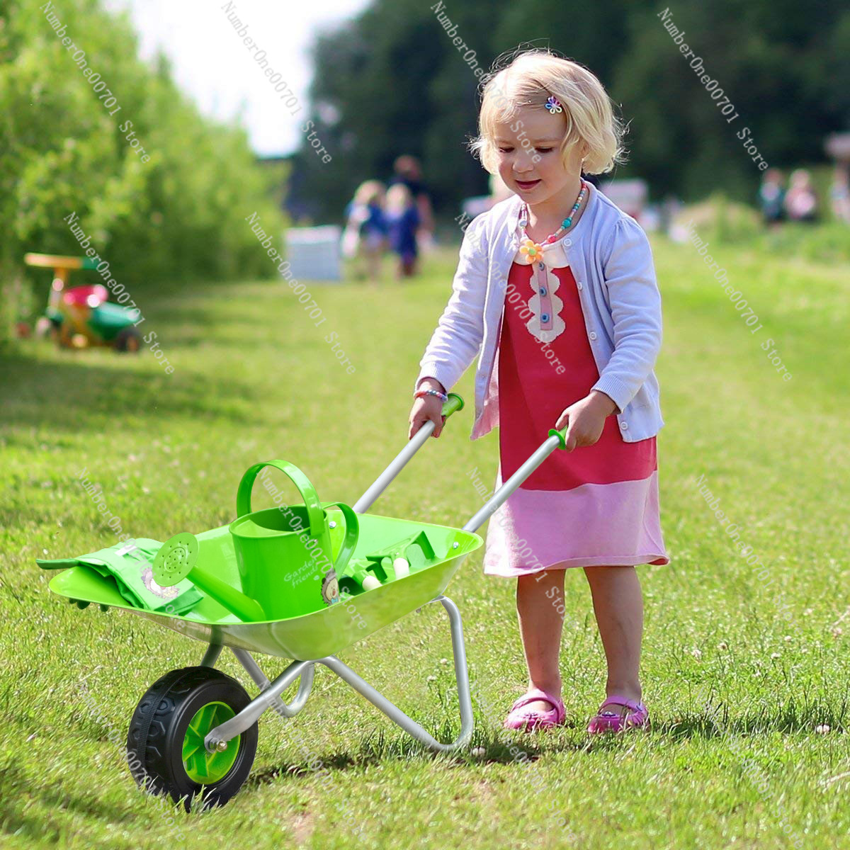 Kinderbuitenwielkar, groene tu - Kids Outdoor Activity Toys recensie en prijs