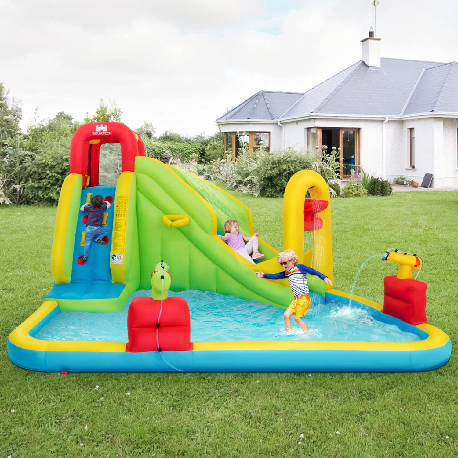Mega Opblaasbaar Waterpark Spr - Kids Outdoor Park recensie en prijs