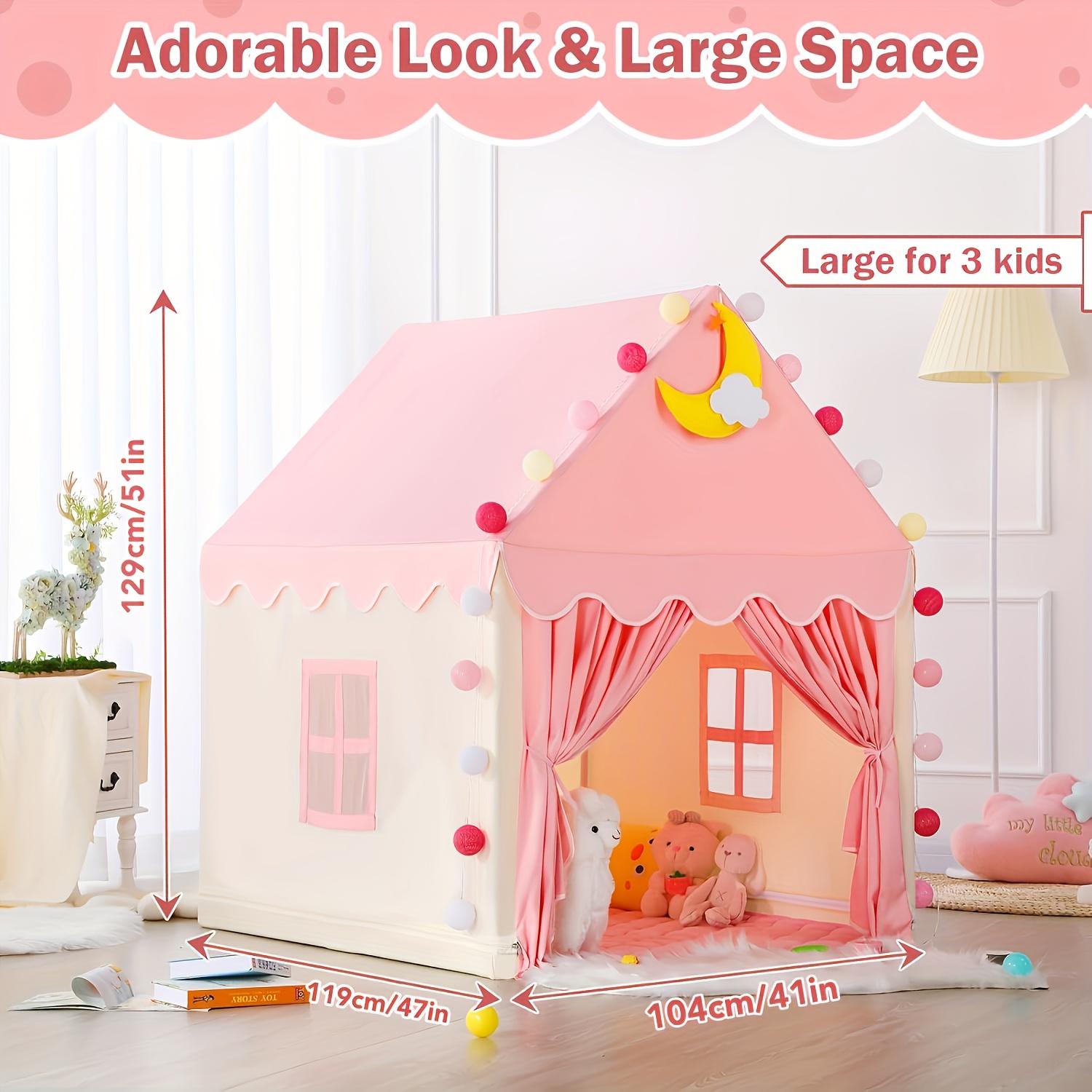 Grote roze kasteel speelhut vo - Kids Outdoor Hideout recensie en prijs