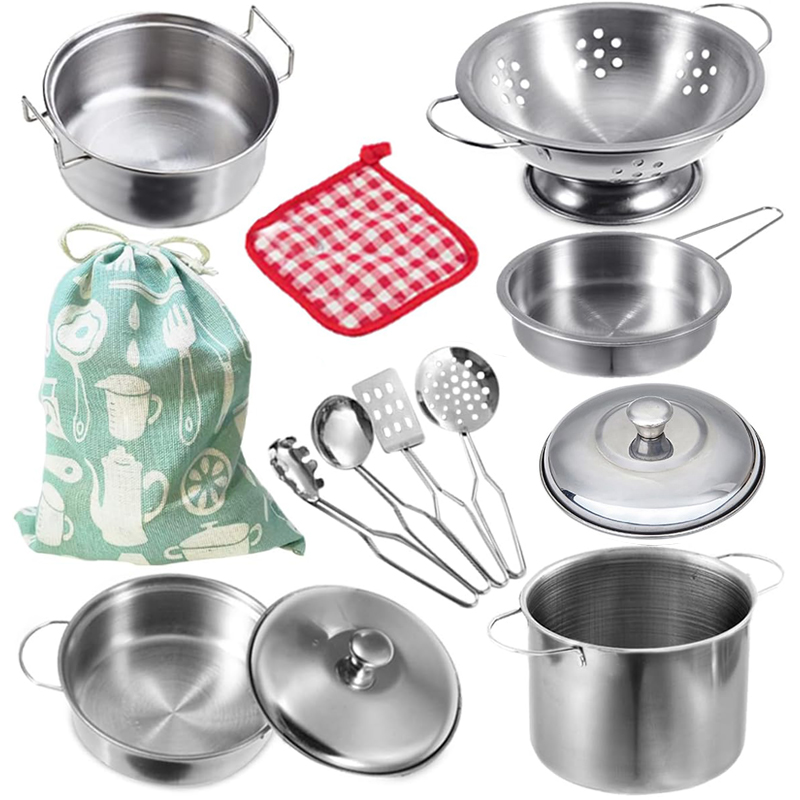 MINI RVS Keukenhulpjes Speelgo - Kids Outdoor Kitchen Set recensie en prijs